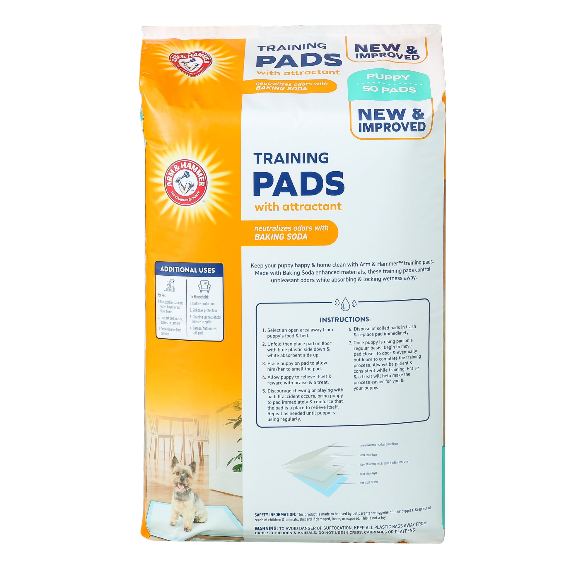 for Dogs Puppy Training Pads with Attractant, Leak-Proof, Odor Control